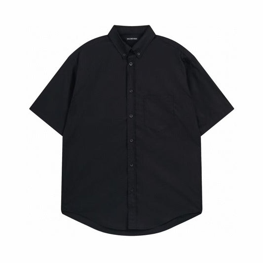 Balenciaga Short Shirt "Black-Red"