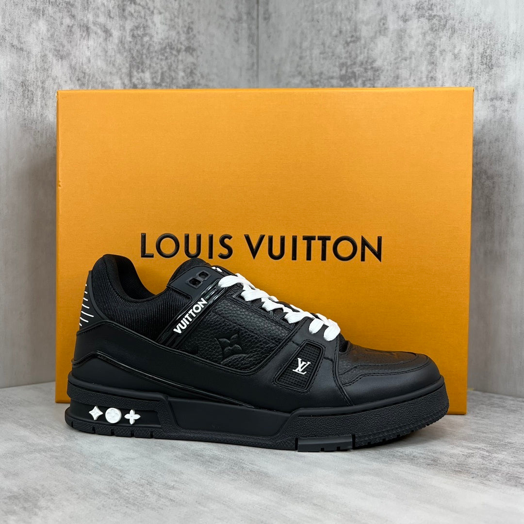 Louis Vuitton Trainers "Black Embossed Monogram"