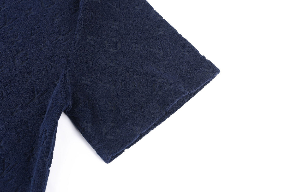 Louis Vuitton Monogram French Terry T-Shirt "Dark Navy"