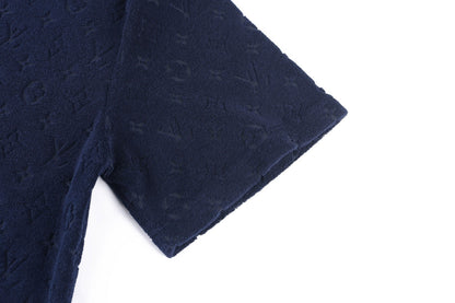 Louis Vuitton Monogram French Terry T-Shirt "Dark Navy"