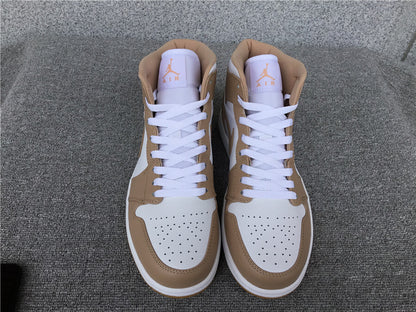 Air Jordan 1 Mid "Tan Gum"