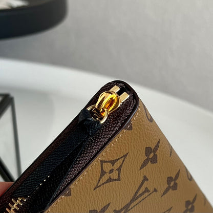 Louis Vuitton Clémence Wallet "Monogram Reverse"