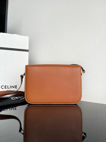 Celine Teen Triomphe Bag in Shiny Calfskin