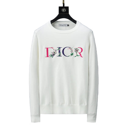 Dior Floral Logo Sweater "White"