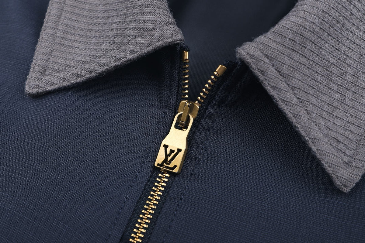 Louis Vuitton Light Linen Workwear Jacket "Navy Blue"