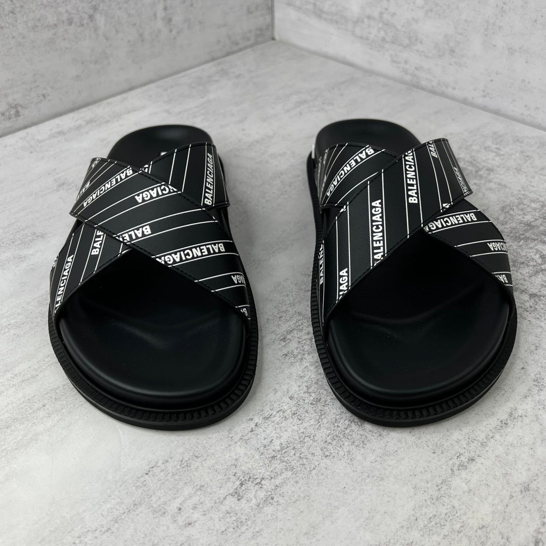 Balenciaga Slides "Black-White"