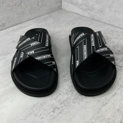 Balenciaga Slides "Black-White"