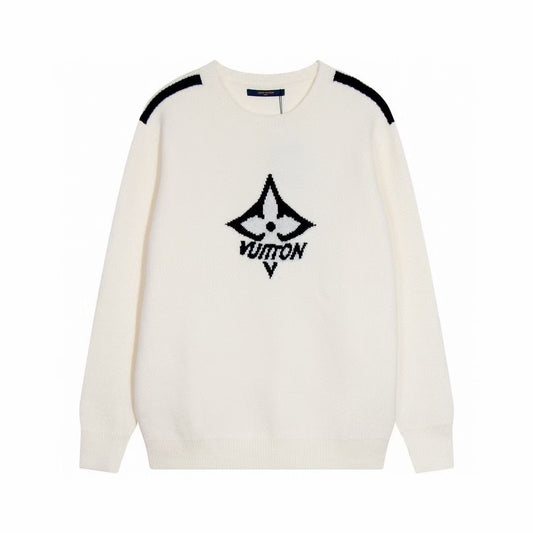 Louis Vuitton Snowflake Sweater "White-Black"