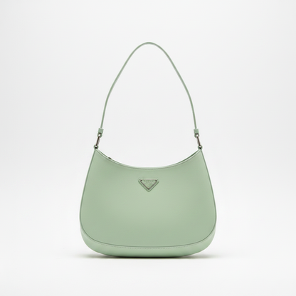 Prada Cleo Brushed Leather Shoulder Bag