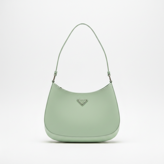 Prada Cleo Brushed Leather Shoulder Bag