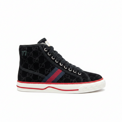 Gucci Tennis 1977 High-Top "Black Monogram"