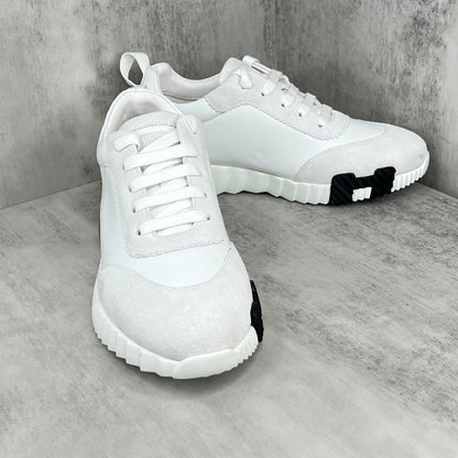 Hermes Bouncing Sneakers "White-Grey-Brown"