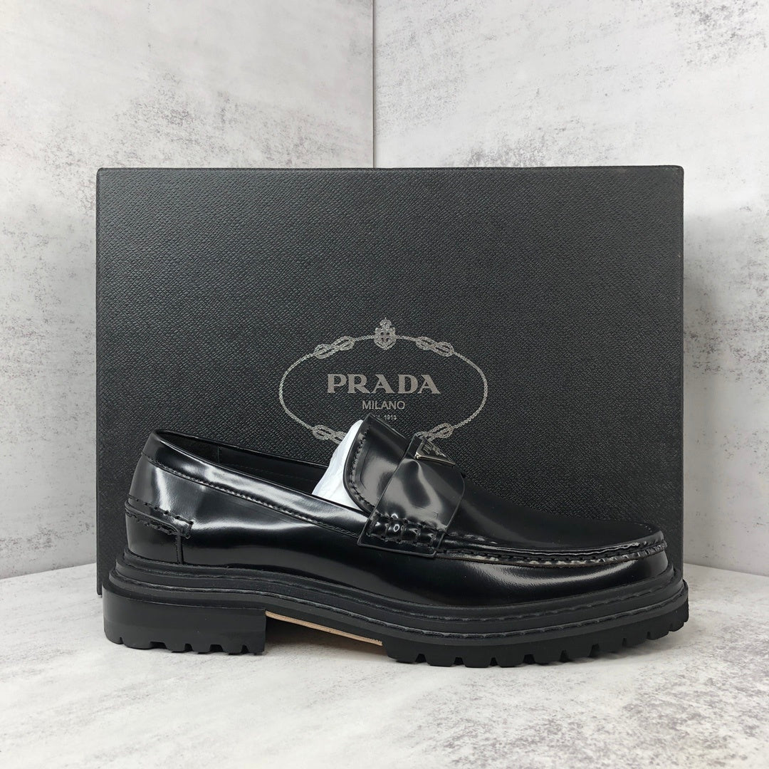 Prada Leather Loafers