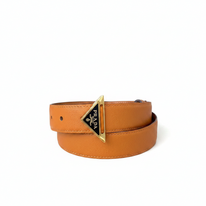 Prada 30mm Saffiano Leather Belt "Camel"