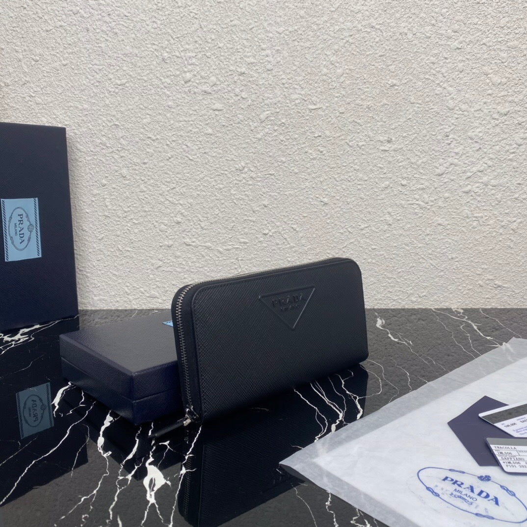 Prada Long Saffiano Leather Wallet