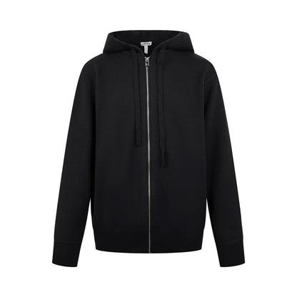 Loewe Anagram Zip-up Hoodie "Black"