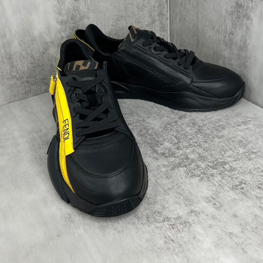 Fendi Flow "Black-Yellow Monogram"
