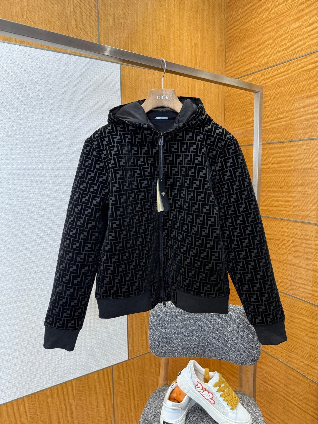 Fendi FF Monogram Blouson Jacket "Black"