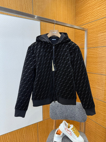 Fendi FF Monogram Blouson Jacket "Black"