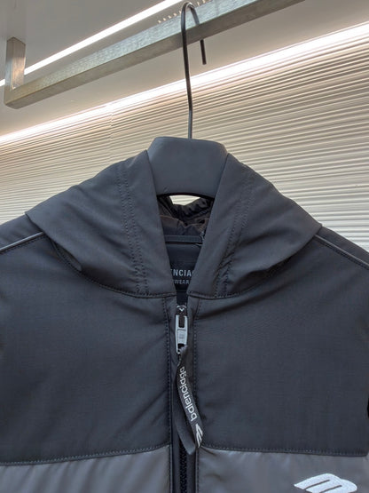 Balenciaga 3B Sports Icon Ski Tracksuit Parka "Black"