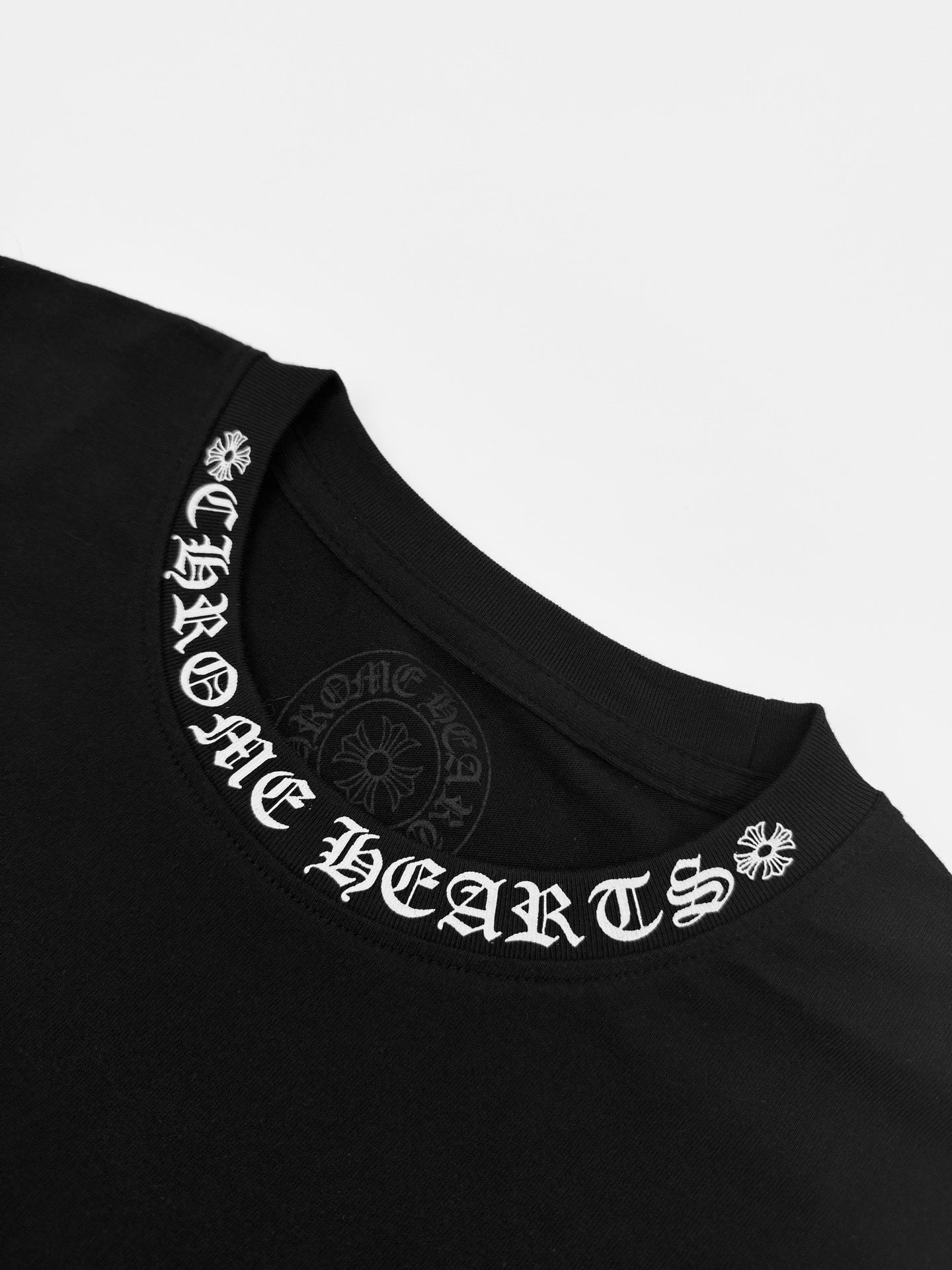 Chrome Hearts Neck Logo T-Shirt "Black"