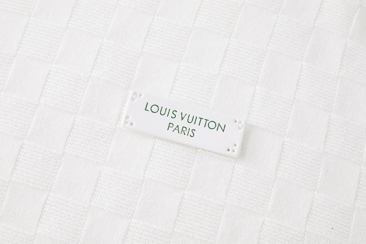Louis Vuitton Damier Terry Tennis T-Shirt "Milky White"