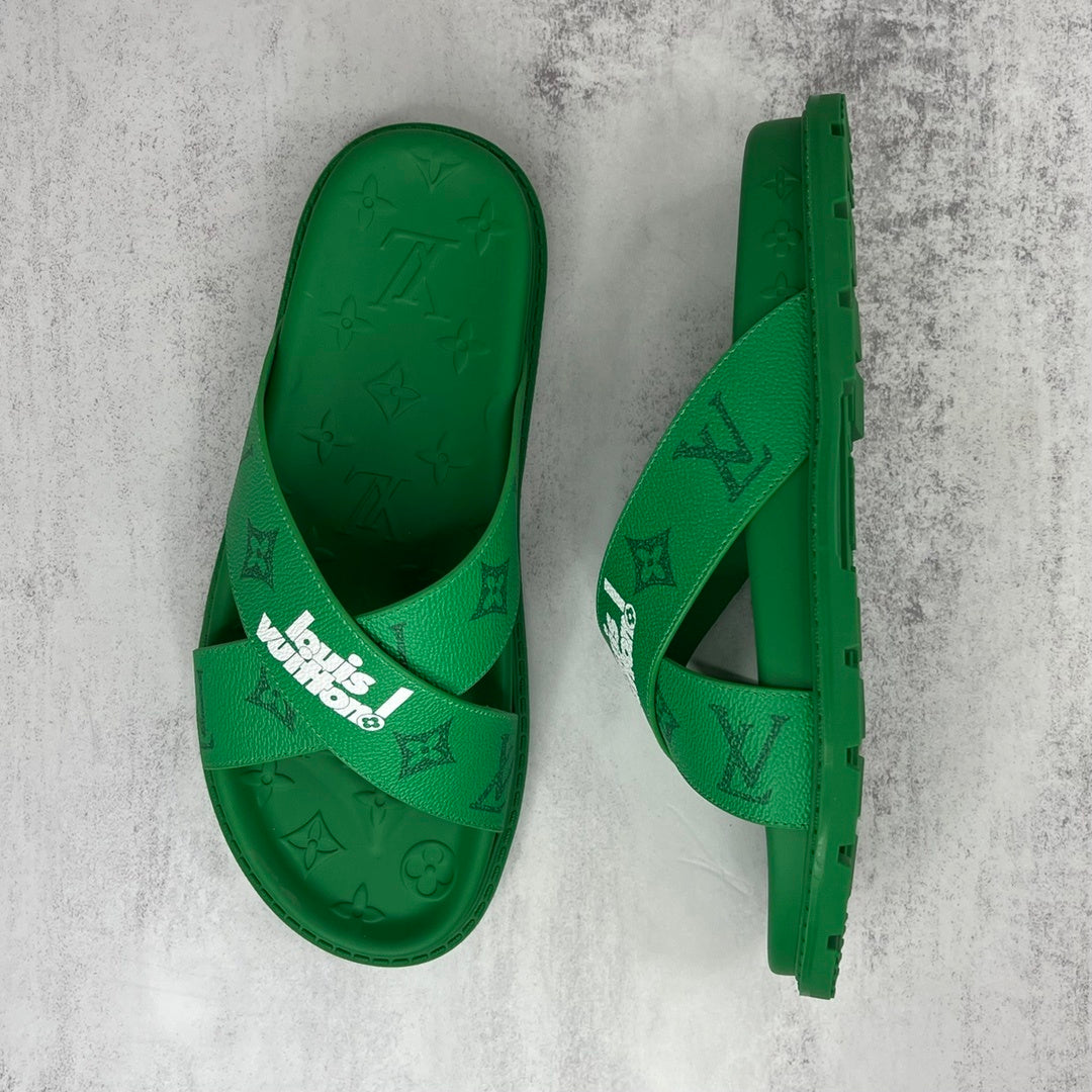 Louis Vuitton Slides "Green"