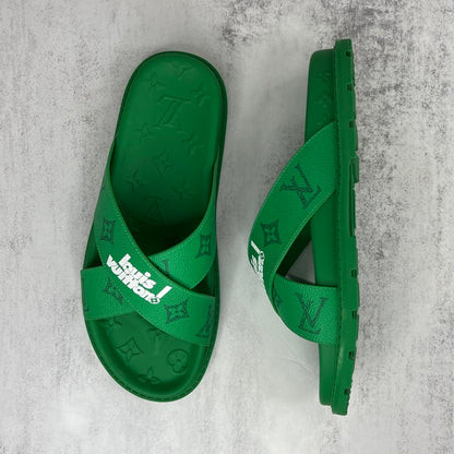 Louis Vuitton Slides "Green"