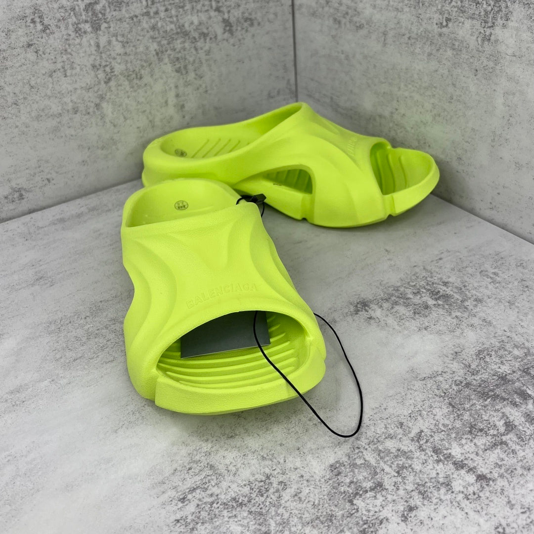Balenciaga Slides "Lime"