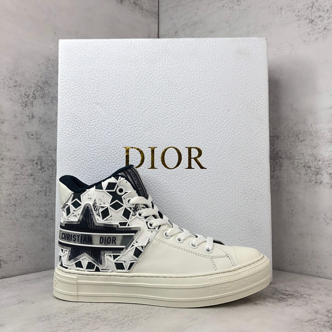 Dior Walk'N'Dior High-Top "White-Black Star"