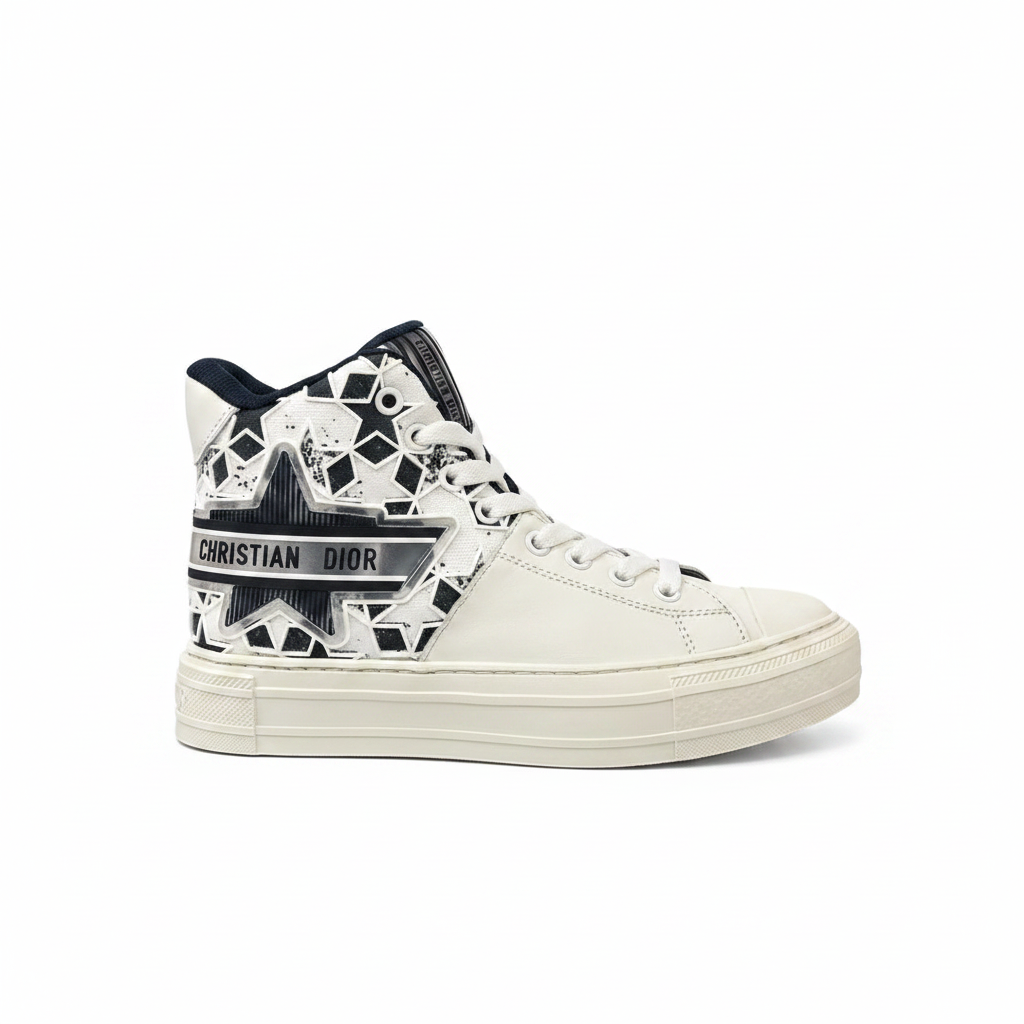 Dior Walk'N'Dior High-Top "White-Black Star"