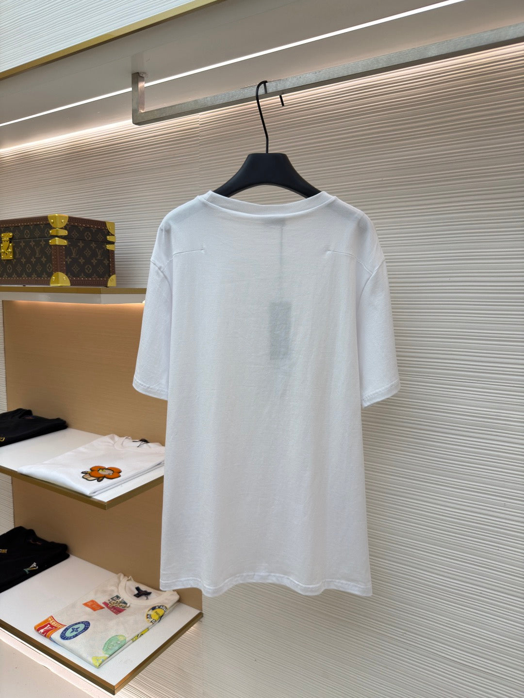 Dior Bee Embroidered T-shirt "White Cotton Jersey"