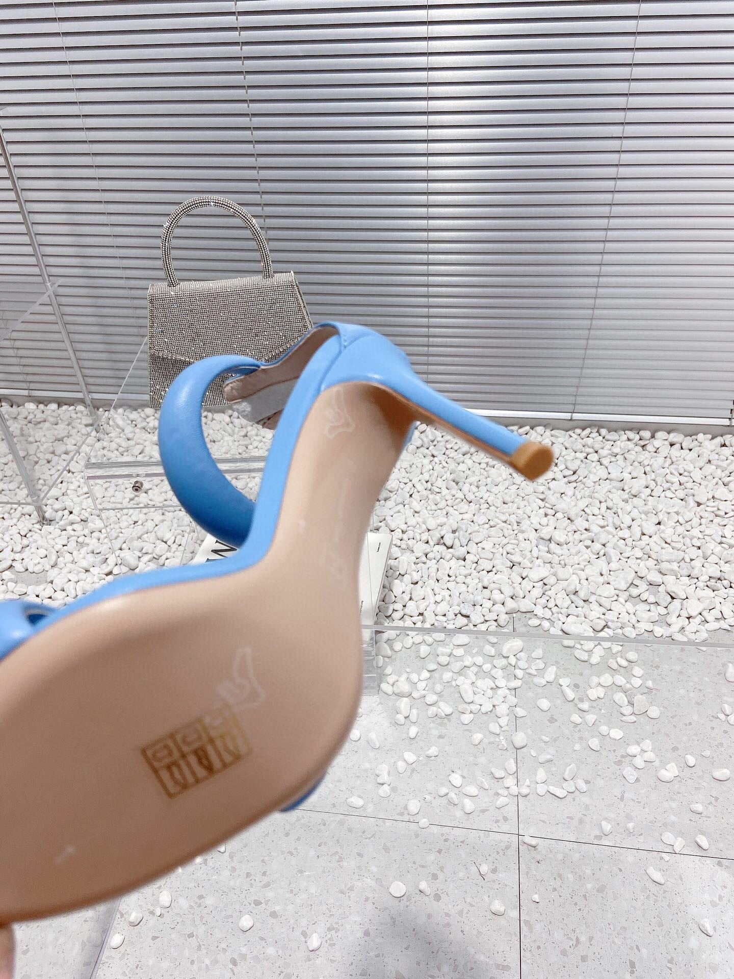Gianvito Rossi Bijoux High Heels 100mm "Blue"