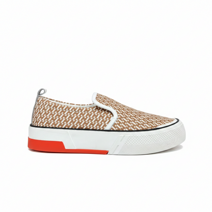 Hermes Gliss Slip-On "Beige-White"