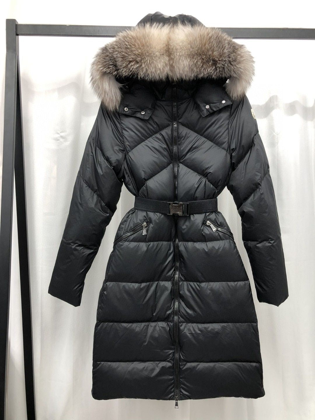 Moncler Lalteron Long Down Jacket "Black"