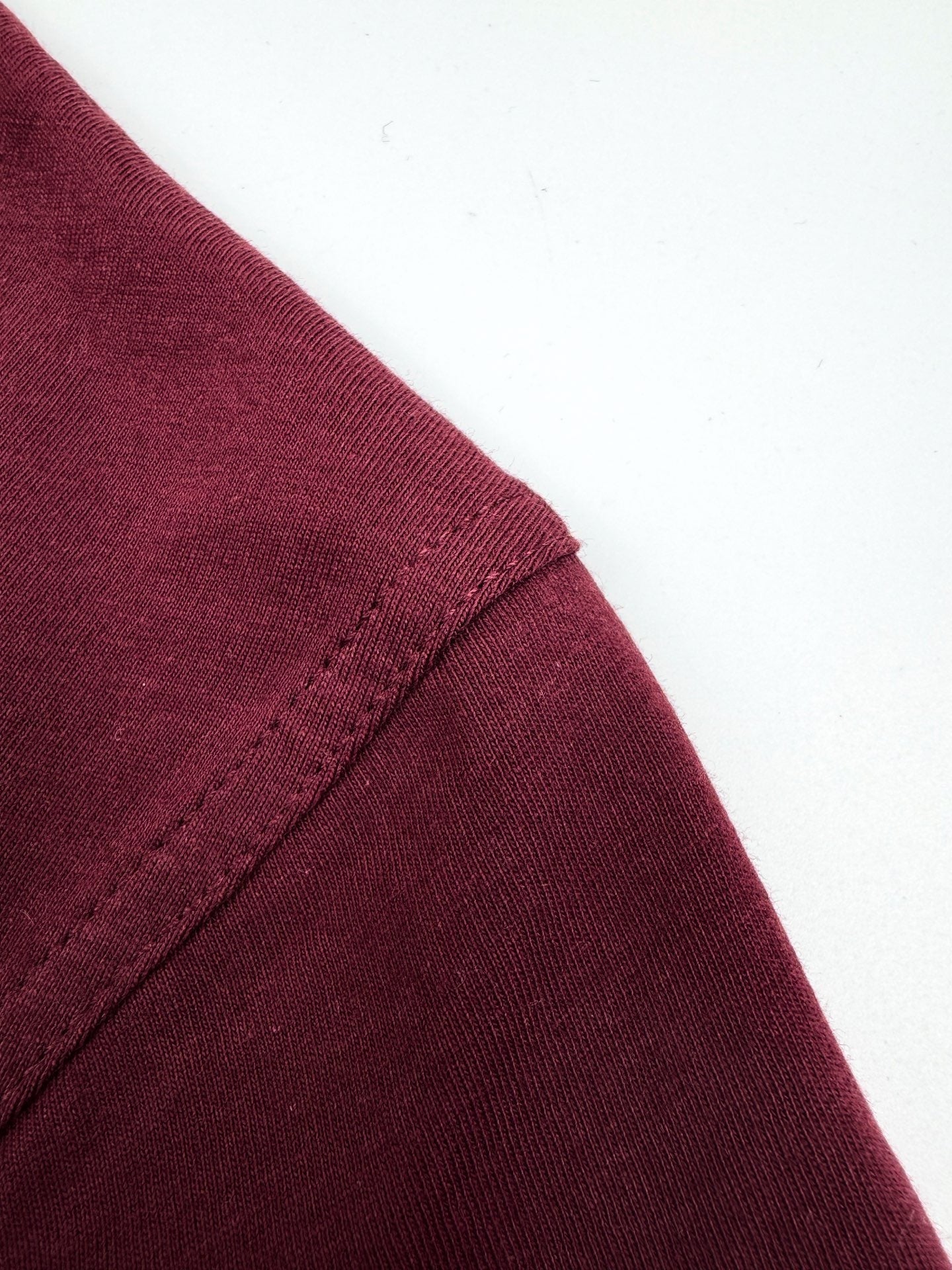 Dior Ribbon T-Shirt "Burgundy Cotton Jersey"