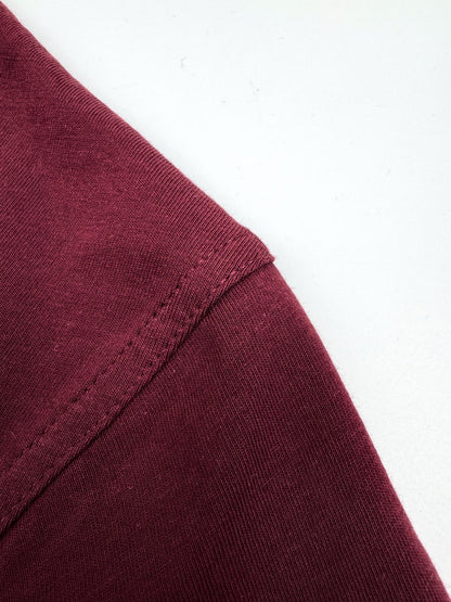 Dior Ribbon T-Shirt "Burgundy Cotton Jersey"