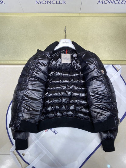 Moncler Sark Down Bomber Jacket "Black"