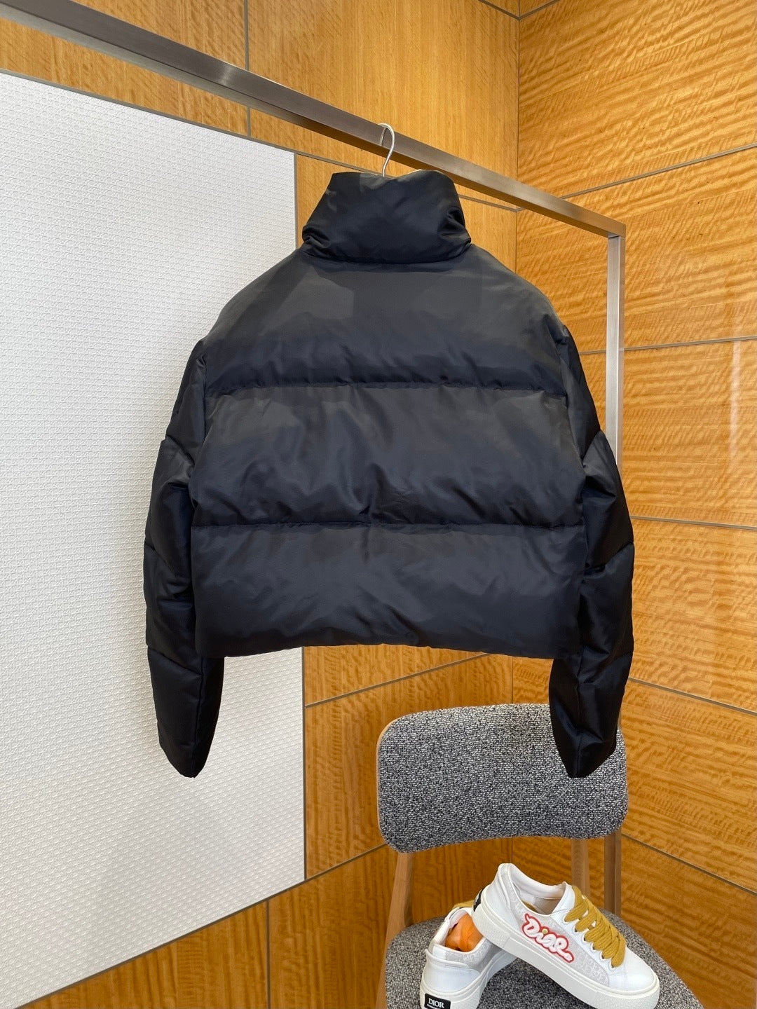 Prada Re-Nylon Short Down Jacket "Black"