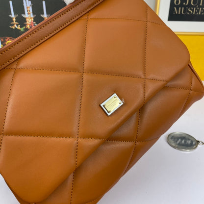 Dolce & Gabbana Sicily Quilted Leather Handbag
