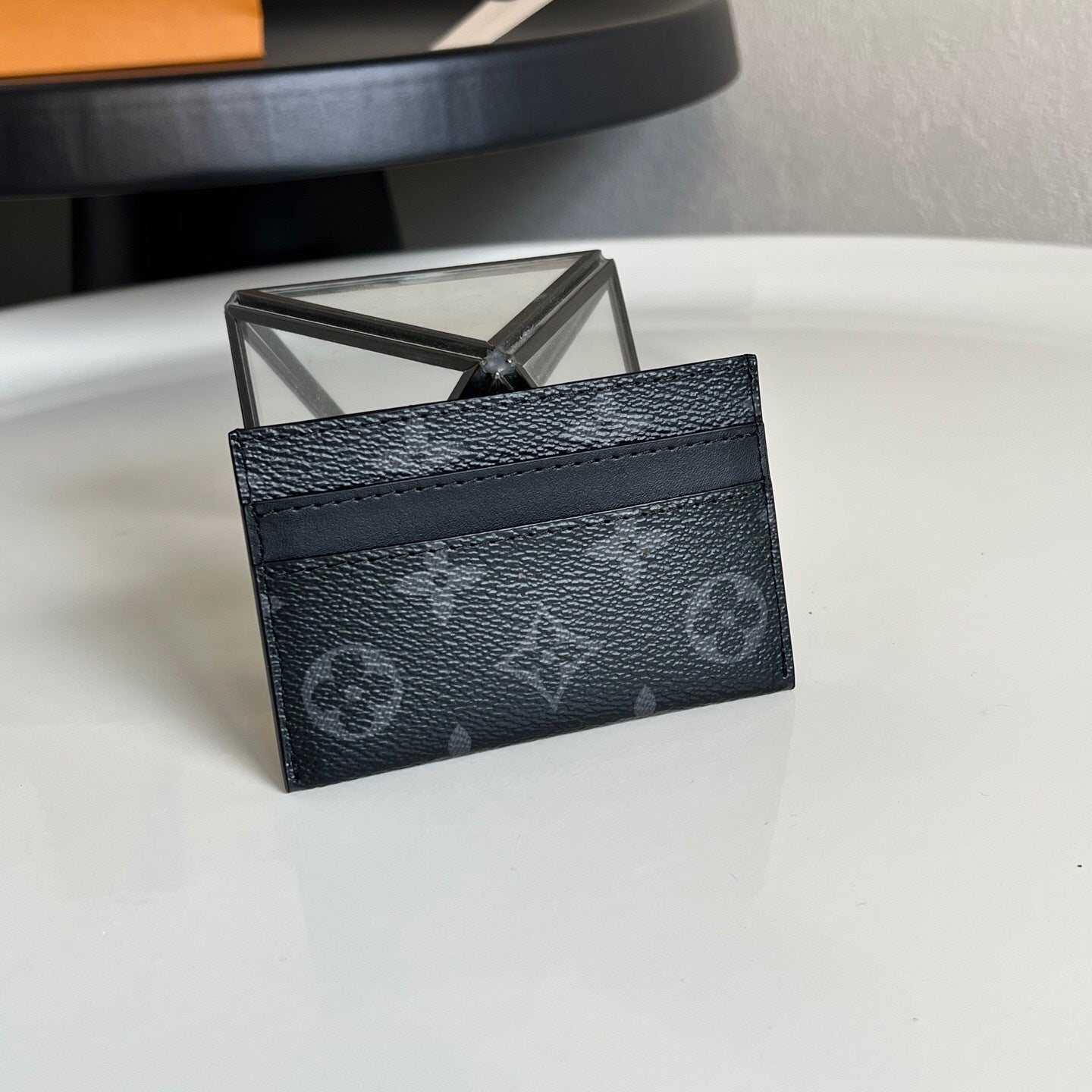 Louis Vuitton Double Card Holder "Monogram Eclipse"