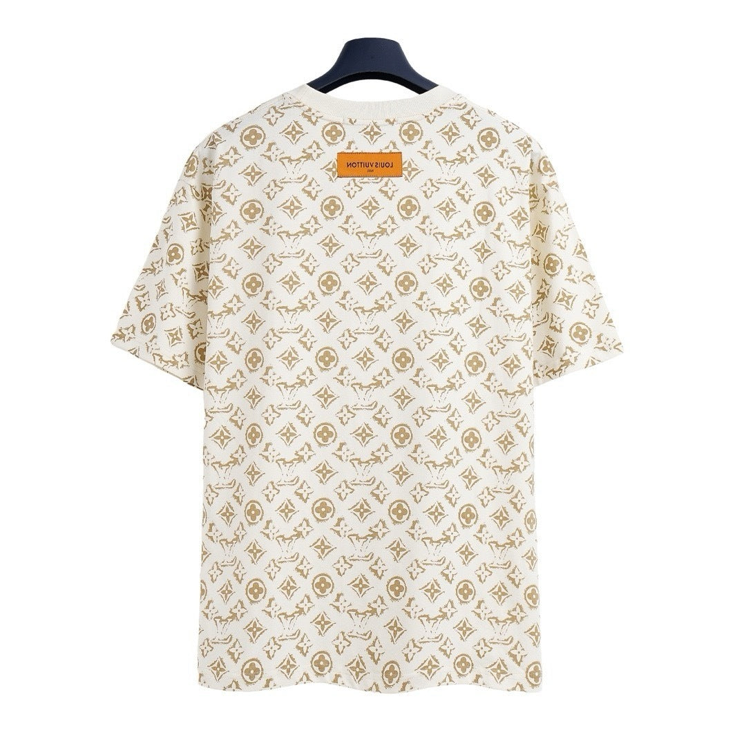 Louis Vuitton Monogram T-Shirt "White-Beige"