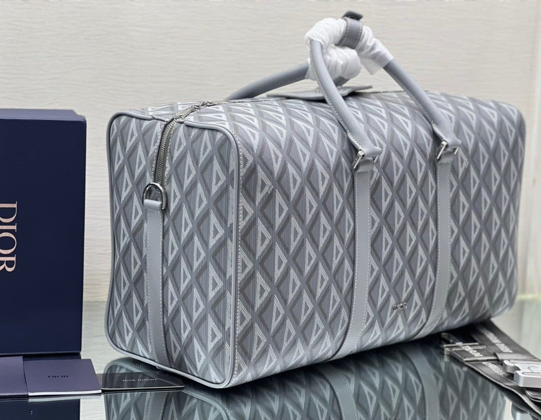 Dior Lingot 50 CD Diamond Duffle Bag