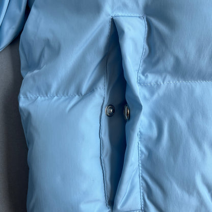 Trapstar Short Irongate Down Jacket "Blue"