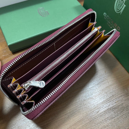 Goyard Matignon GM Wallet "Burgundy"