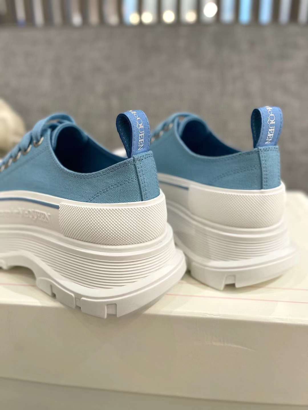 Alexander McQueen Tread Slick Low "Sky Blue"