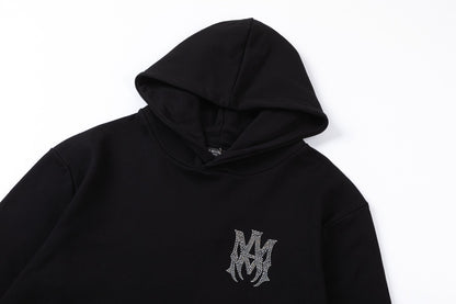 Amiri Crystal Embellished MA Hoodie "Black"