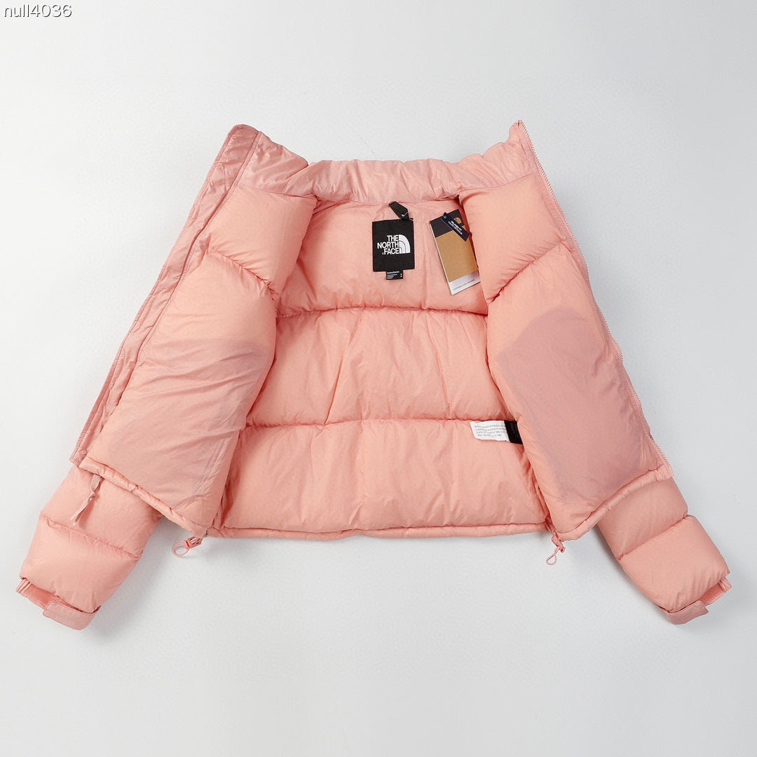 The North Face Nuptse Short Down Jacket "Peach Pink"