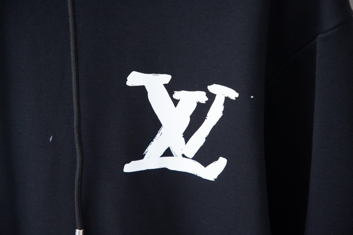 Louis Vuitton Hoodie "Black-White"