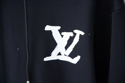 Louis Vuitton Hoodie "Black-White"